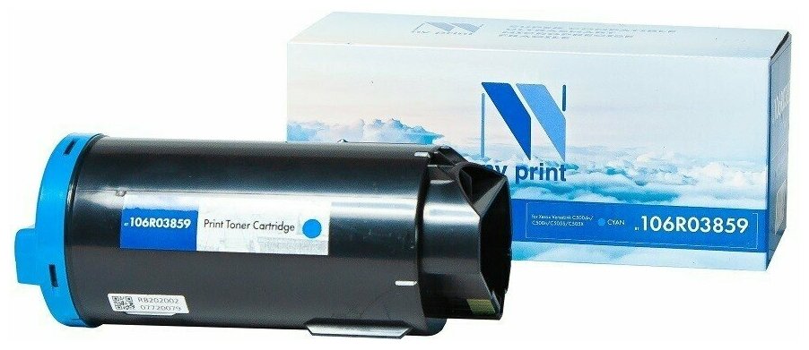 Картридж NV Print 106R03859 Cyan для принтеров Xerox VersaLink C500dn/ C500n/ C505S/ C505X, 2400 страниц