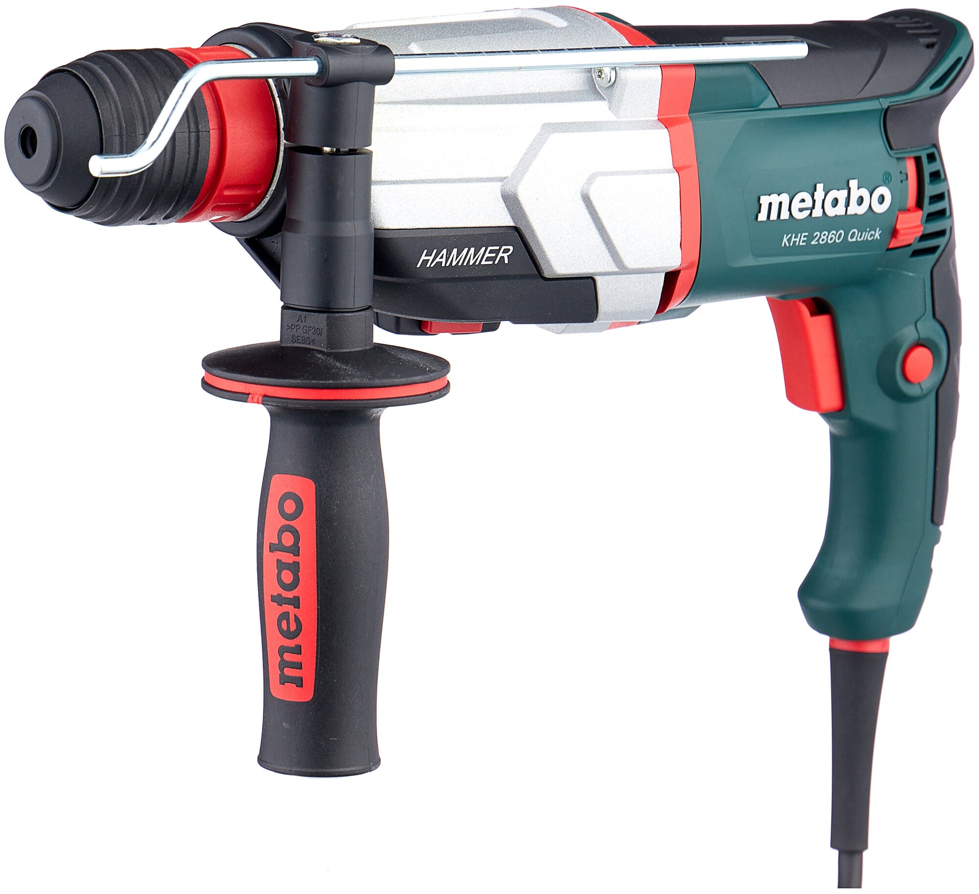 Перфоратор Metabo KHE 2860 Quick кейс комплект 880 Вт