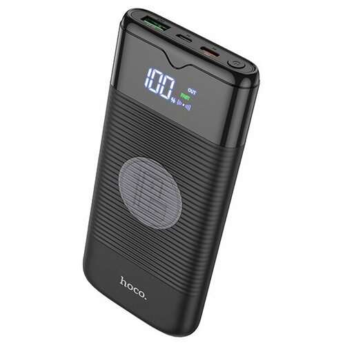 фото Внешний аккумулятор hoco j63 velocity pd+qc3.0 wireless charging power bank(10000mah), белый 6931474