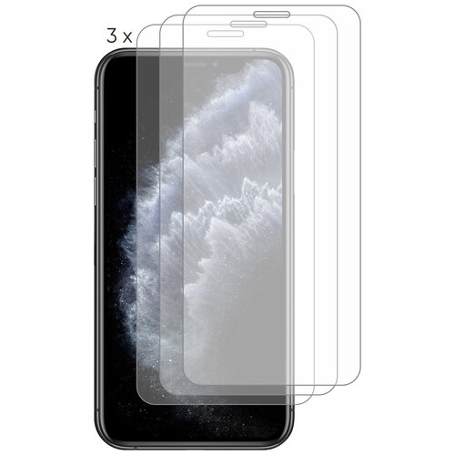 Комплект - 3 шт. Защитное стекло AHORA 2,5D для Apple IPhone 11 Pro Max(Айфон 11 Про Макс) 6,5"