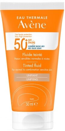 Солнцезащитный флюид Avene SPF 50+ ,50 мл