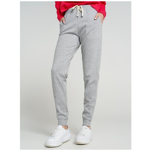 фото Спортивные брюки твое 73783 размер m, светло-серый меланж, women