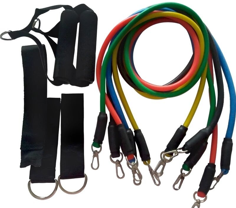 Эспандер универсальный Power Resistance Bands (набор 11 предметов)