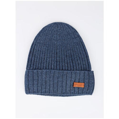 фото Шапка бини noryalli, размер 56/59, синий