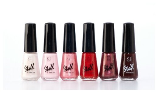 Stax Набор лаков для ногтей 13 Nail enamel, 6 шт. по 6 мл,