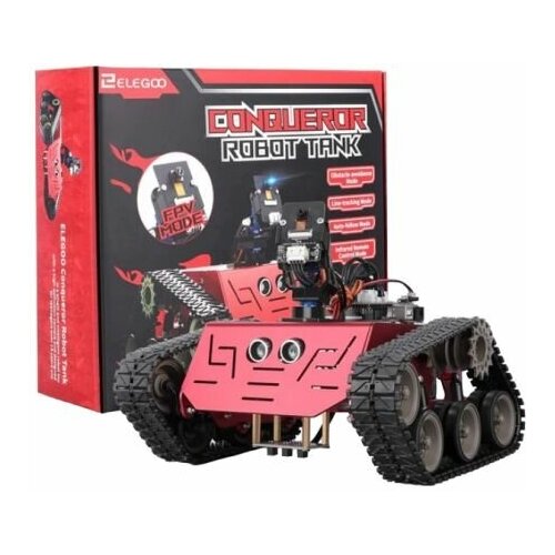 фото Электромеханический конструктор elegoo conqueror robot tank kit