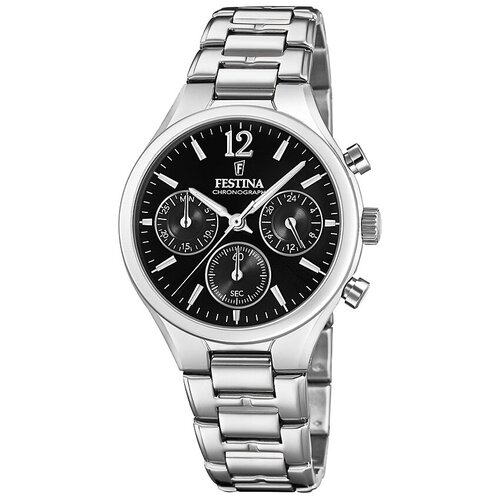 фото Наручные часы festina f20391/4, серебряный, черный