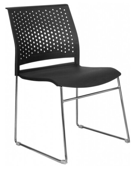 Стул для посетителей Riva Chair RCH D918 Чёрный пластик