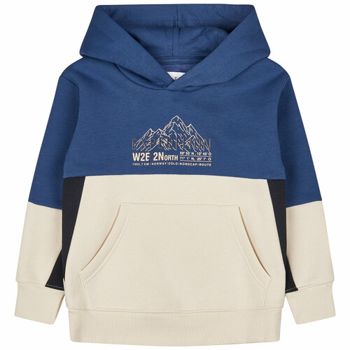 фото Худи staccato, размер 92/98, синий, бежевый