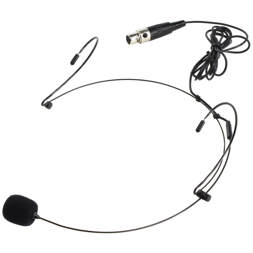 Микрофон конденсаторный головной NADY HM-20U + Mini-XLR connector 1м (черный)