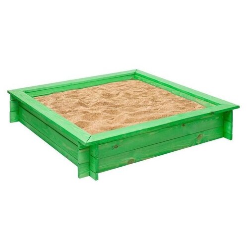Песочница PAREMO Клио, 110х110 см, зеленый