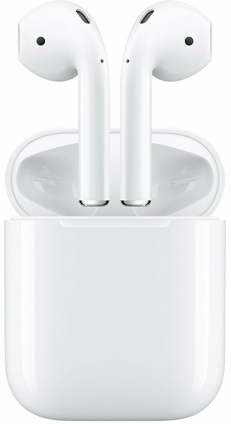 Беспроводные наушники Apple AirPods 2 с зарядным футляром MV7N2