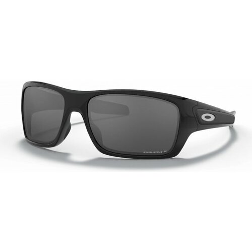Солнцезащитные очки Oakley, прямоугольные, оправа: пластик, с защитой от УФ, поляризационные, для мужчин, черный/черный