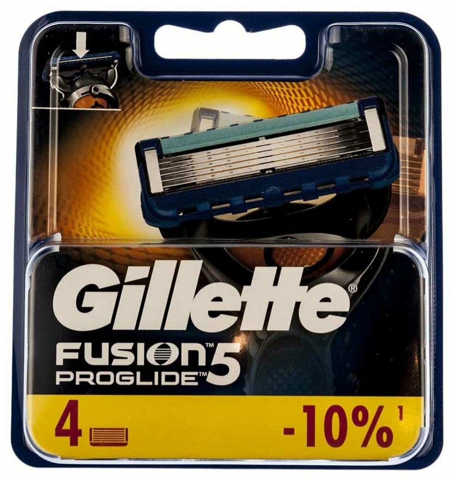 Сменные кассеты Gillette Fusion5 ProGlide, 4 шт.