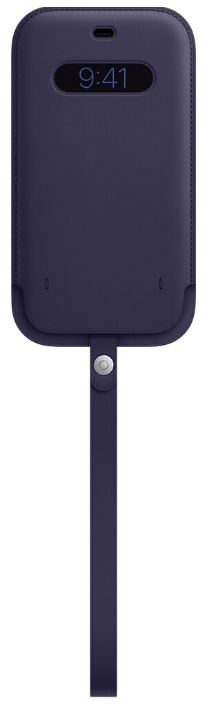 Чехол Apple iPhone 12 Pro Max Leather MagSafe Deep Violet
