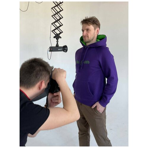 фото Фиолетовая толстовка мужская (xxl) nashlosь