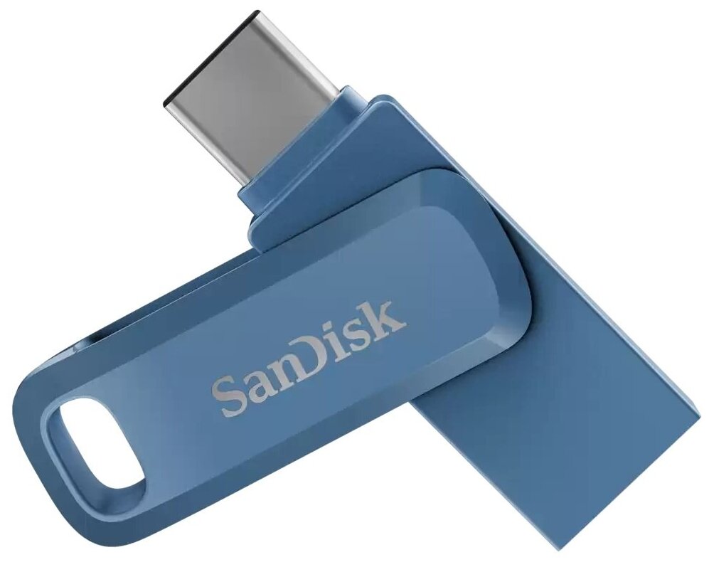 Флеш накопитель 32GB SanDisk Ultra Dual Drive Go, USB 3.1 - USB Type-C Blue Sdddc3-032g-g46nb