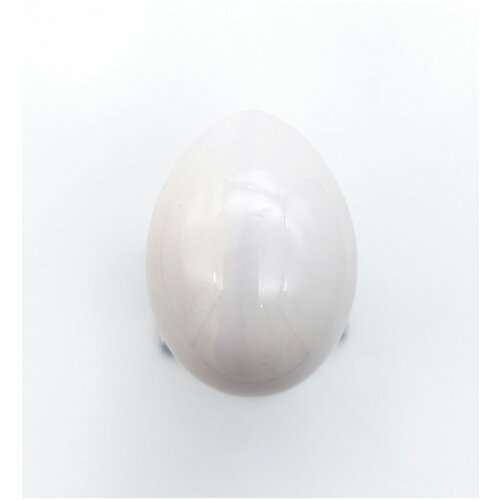Яйцо из натурального камня кахолонг 54,8 мм