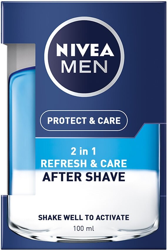 Лосьон после бритья Nivea Men Защита и уход 2 в 1 Свежесть + комфорт, 100 мл - фото №18