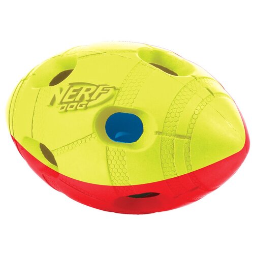 фото Nerf мяч гандбольный двухцветный светящийся, 13 см