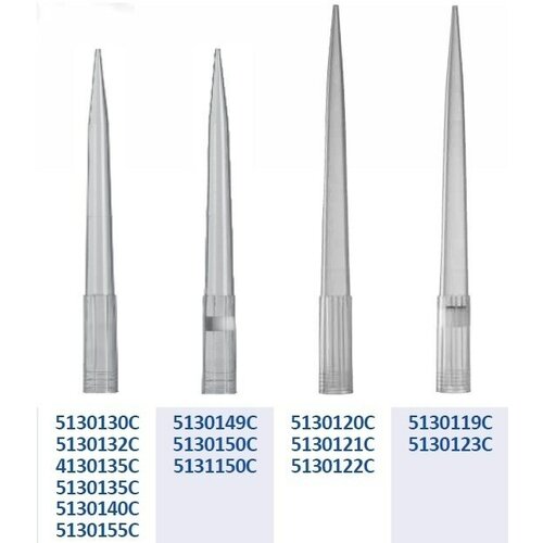 Наконечники для дозаторов CAPP - AHN Biotechnologie GmbH 5131150C, Наконечники до 1000 мкл, бесцветные, с фильтром, в коробке 10 пакетов по 1000 штук