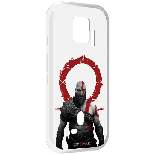 Чехол MyPads God-of-War для ZTE Nubia Red Magic 7S Pro задняя-панель-накладка-бампер