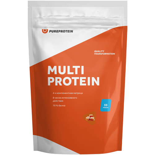 Протеин Pure Protein Multi Protein, 1000 гр., сливочная карамель протеин pure protein multi protein 1000 гр сливочная карамель