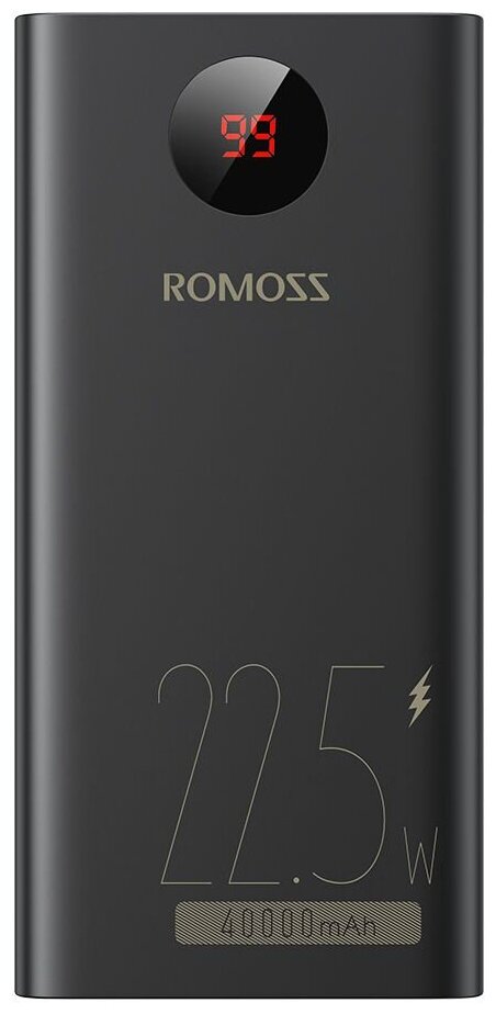 Внешний аккумулятор ROMOSS PEA40 40000mAh черный - фотография № 9