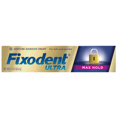 Fixodent Ultra крем для фиксации съёмных протезов 62,4 г