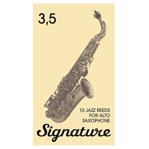 FR19SA06 Signature Трости для саксофона альт № 3,5 (10шт), FedotovReeds fedotovreeds fr19sa05