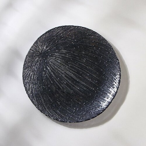 Тарелка «Фейерверк», d=21 см, цвет синий