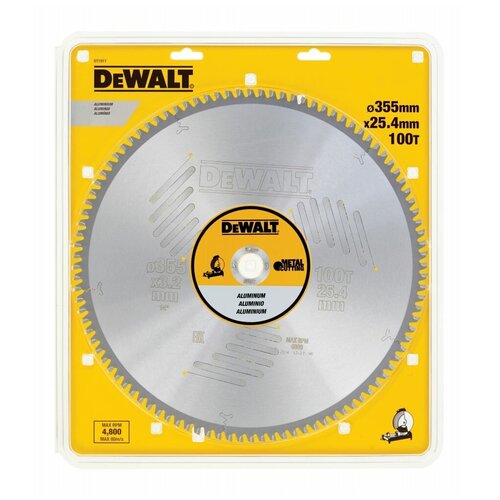 Пильный диск DeWALT Extreme DT1917-QZ 355х25.4 мм пильн диск extreme п алюм 216 30 48 tcg 5° dewalt