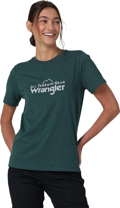 Футболка Wrangler Women Logo Tee June Bug S для женщин