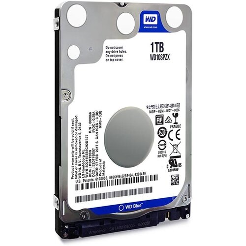 Жесткий диск для ноутбука Western Digital WD Blue1 ТБWD10SPZX-0825 4690₽