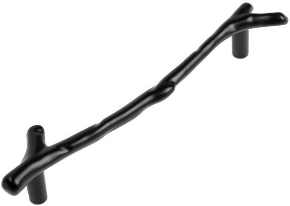 Ручка скоба CAPPIO, м/о 128 мм "Ветка", цвет черный