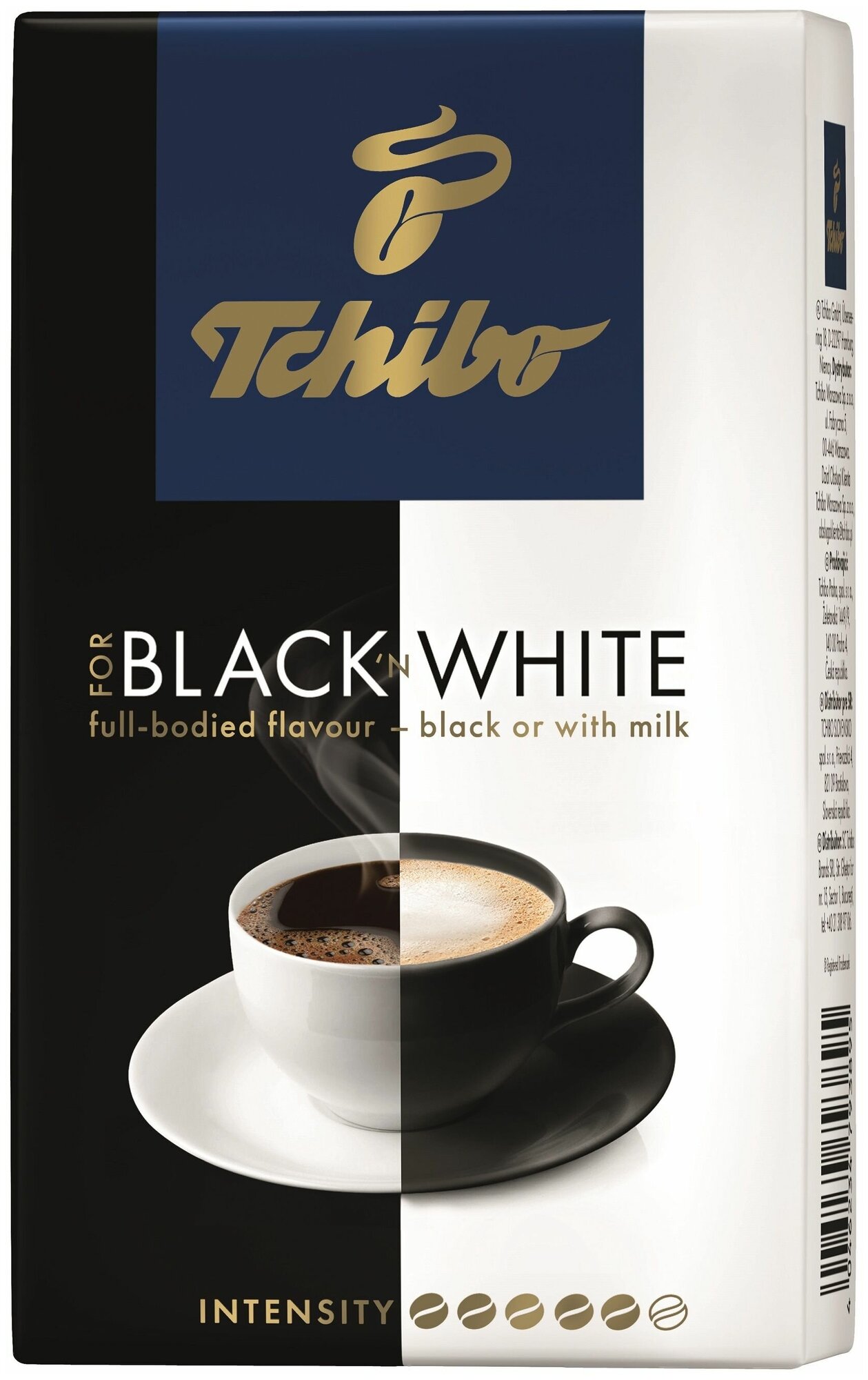 Кофе в зернах Tchibo Black&White, 1 кг - фотография № 2