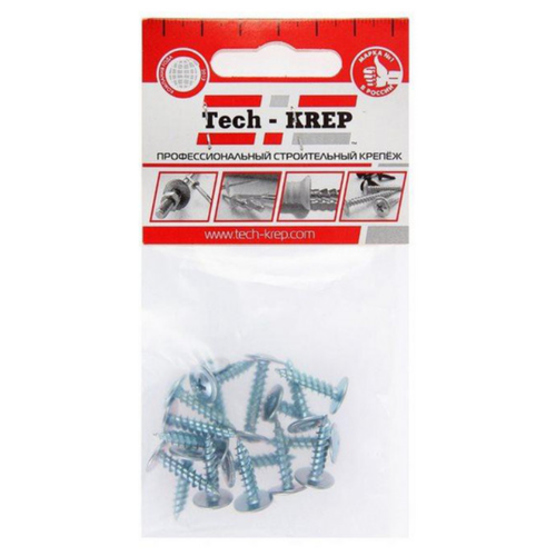 Tech-KREP Саморез для тонкого метал. листа 4.2х19 (уп.18шт) пакет Tech-Krep 102389
