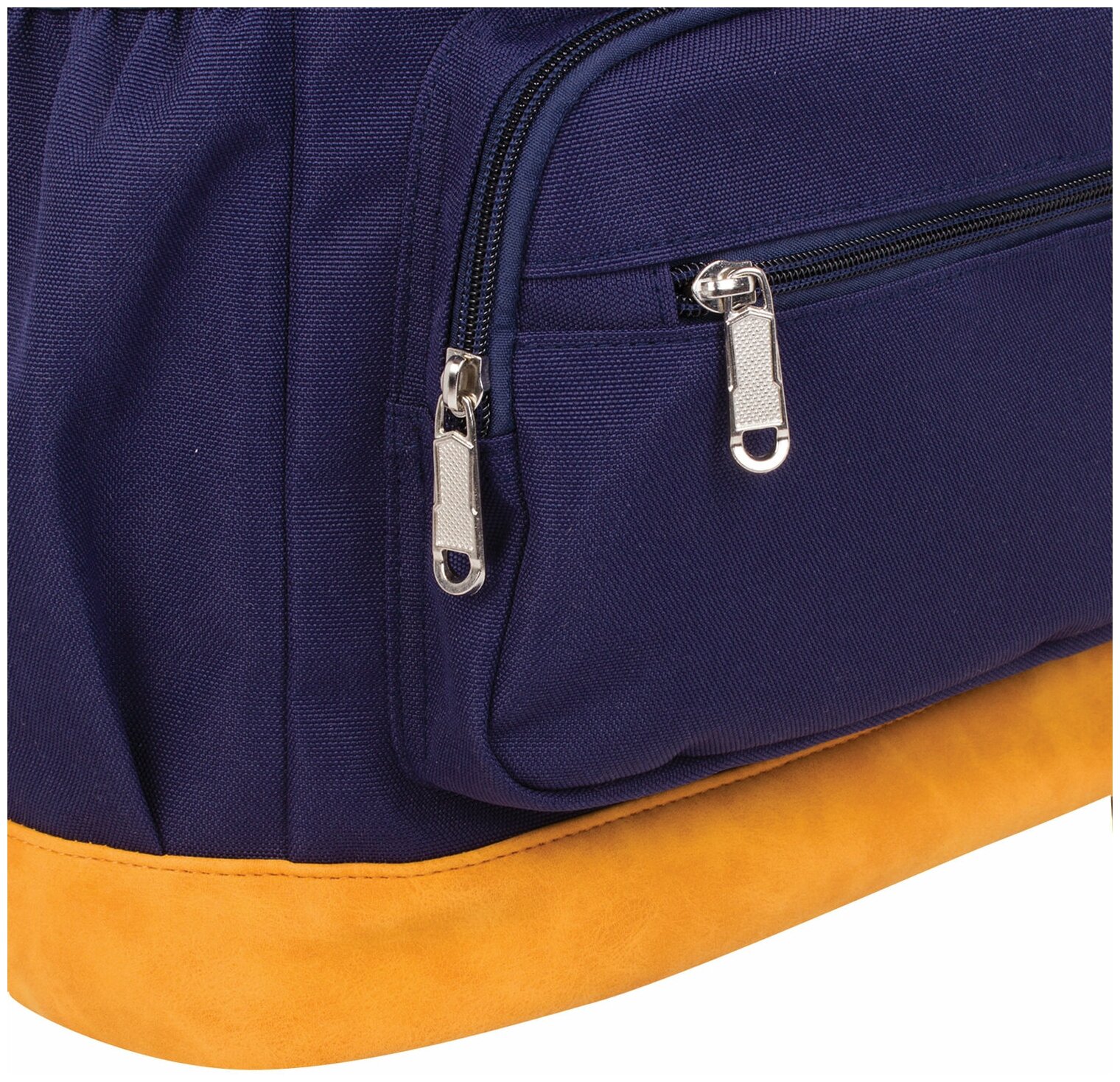 Рюкзак ручка для переноски BRAUBERG Бронкс 27 л синий - фото №8