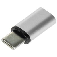 Адаптер Red Line microUSB to USB Type-C Silver