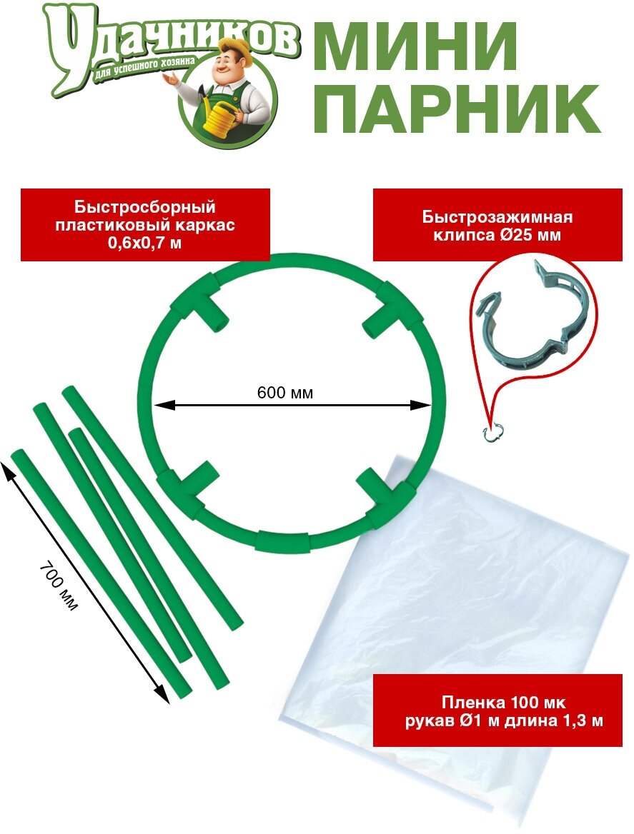 Мини-парник удачников переносной - фотография № 2