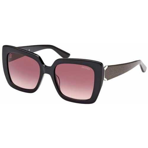 Солнцезащитные очки GUESS, черный солнцезащитные очки guess gus 7901 01t шестиугольные оправа пластик для женщин черный