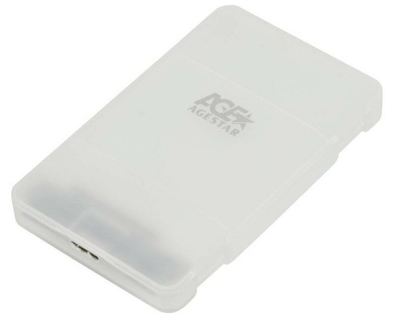 Внешний корпус для HDD/SSD AgeStar 31UBCP3 SATA белый