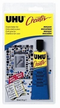 UHU Клей "Creative" для мозаики, 33 мл, в блистере