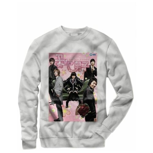 Свитшот Мальчики краше цветов, Boys Over Flowers №5, 52, 2XL