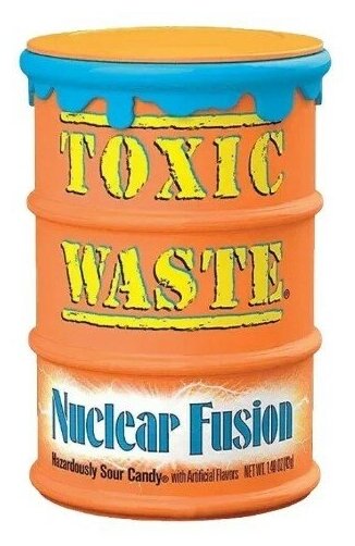 Леденцы Toxic Waste Оранжевая банка, 42 г - фотография № 1