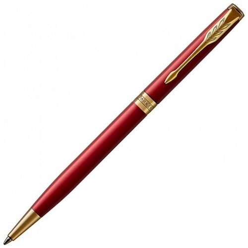 Шариковая ручка Parker Sonnet Slim Core K439, Lacquer Intense Red GT 1931477