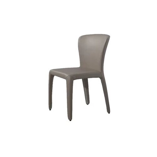 Стул обеденный в стиле Hola 367 Leather Dining Chair by Cassina (серый без подлокотника микроволокно)