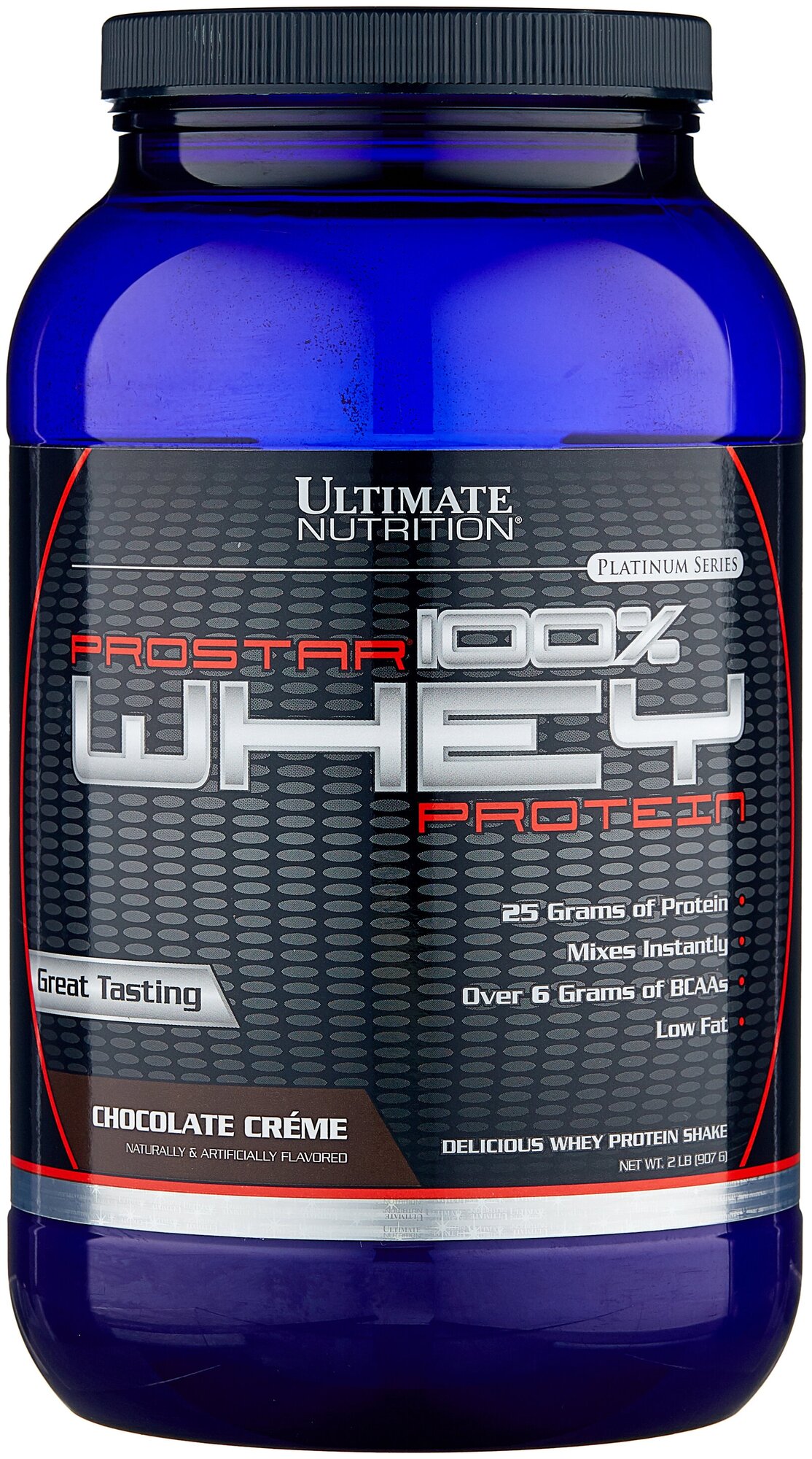 Сывороточный протеин Ultimate Nutrition Prostar Whey 907 г, Шоколадный крем