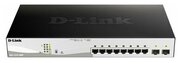 Коммутатор управляемый D-link DGS-1210-10MP/FL DGS-1210-10MP/FL1A 8x10/100/1000Base-T PoE (130 Вт), 2x1000Base-X SFP, L2, 19”