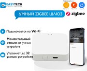 Беспроводной умный сетевой шлюз Tuya ZigBee 3.0 Easy Tech/Хаб для умного дома/Блок управления умным домом micro USB, белый